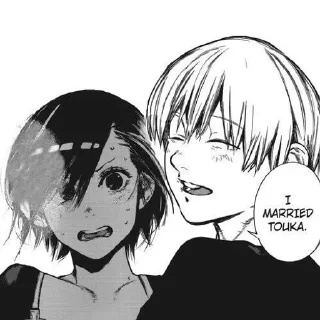Sticker from touka x kaneki