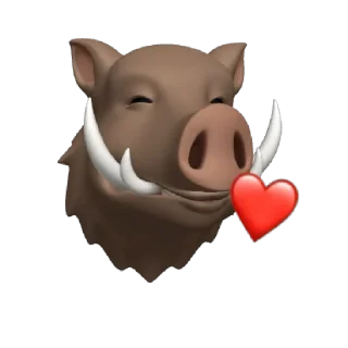 😘 emoji Кабаны для пупса Telegram sticker 9 of 17