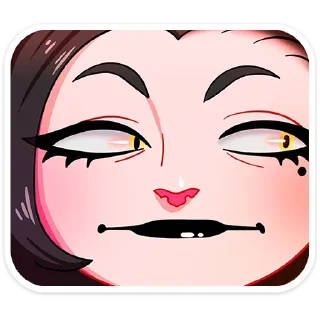 😑 emoji БОЛЬШЕ СТИКЕРОВ В 
ТГ: @FreeSticc Telegram sticker 7 of 48