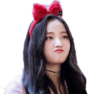 😕 emoji MomoLand Telegram sticker 16 of 29