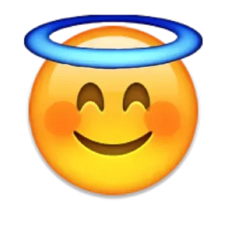 😇 emoji Больше стиков тут: @stikery4 Telegram sticker 9 of 18