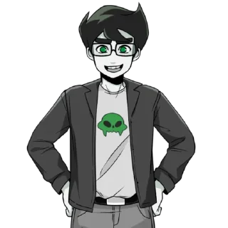 🔫 emoji Jake English - Homestuck Telegram sticker 7 of 57