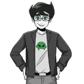 🔫 emoji Jake English - Homestuck Telegram sticker 8 of 57