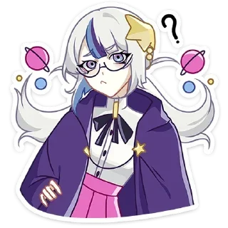 🤔 emoji Астерия | @vkstickers19 Telegram sticker 10 of 49
