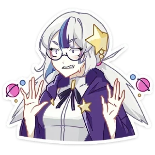 😬 emoji Астерия | @vkstickers19 Telegram sticker 18 of 49