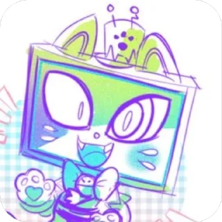 🫥 emoji кот вокс ➡️ @Ctikerubot Telegram sticker 18 of 45