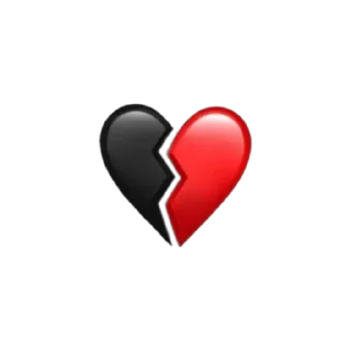 💔 emoji Больше стиков тут: @stikery4 Telegram sticker 23 of 72
