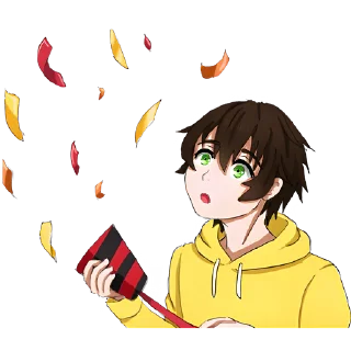 🥳 emoji Архангел-кун @Nyasticks Telegram sticker 6 of 41