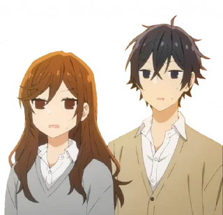 😓 emoji Horimiya/ @Akunostickers Telegram sticker 15 of 120