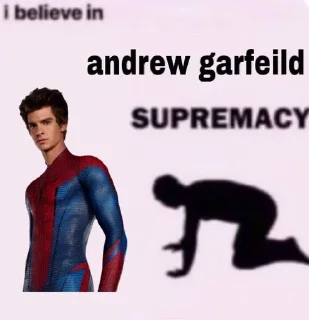 Sticker from andrew garfield !!!