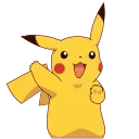 👋 emoji Пикачу @AllAnimeStickers Telegram sticker 5 of 20