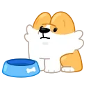 😩 emoji Corgi Life Telegram sticker 19 of 33