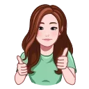 Sticker from black pink