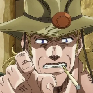 😡 emoji jjba Telegram sticker 15 of 52
