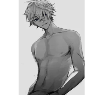 🥵 emoji Чжун ли и тарталья Telegram sticker 18 of 42