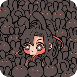 🐰 emoji Mo dao zu shi / Wei wuxian Telegram sticker 7 of 15