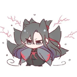 😡 emoji Mo dao zu shi / Wei wuxian Telegram sticker 6 of 15