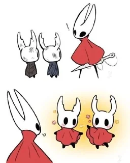 Sticker from Hollow Knight