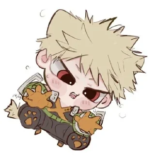 💥 emoji Милый шпиц ( @Izuku_Midoriya15_07 ) Telegram sticker 19 of 50