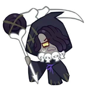 😰 emoji Лікоріш Кукі @crkstickersua Telegram sticker 9 of 37