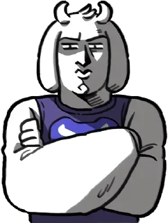Sticker from Undertale RUS