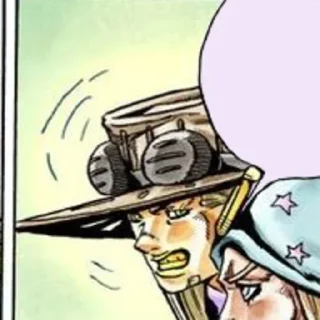 Sticker from gyro zeppeli