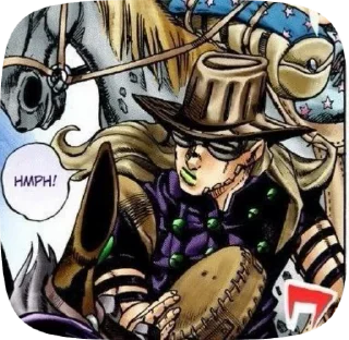 Sticker from Gyro Zeppeli / Джайро Цеппели