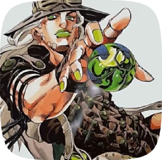 Sticker from Gyro Zeppeli / Джайро Цеппели