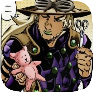 🌟 emoji Gyro Zeppeli / Джайро Цеппели Telegram sticker 17 of 30