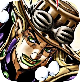 🌟 emoji Gyro Zeppeli / Джайро Цеппели Telegram sticker 7 of 30