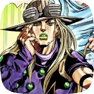 🌟 emoji Gyro Zeppeli / Джайро Цеппели Telegram sticker 9 of 30