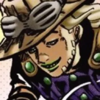 Sticker from gyro zeppeli