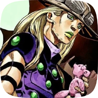 🌟 emoji Gyro Zeppeli / Джайро Цеппели Telegram sticker 18 of 30