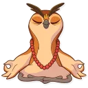 😌 emoji Freelance Owl Telegram sticker 12 of 40