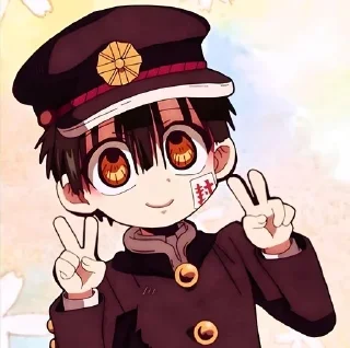 Sticker from Ханако кун @anime_stickerr