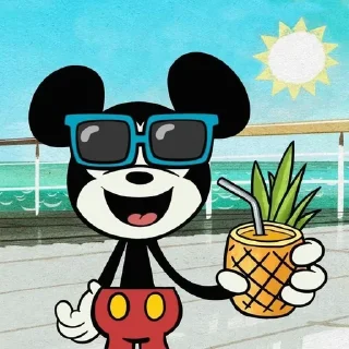 Sticker from Mickey Mouse • @Earth928B