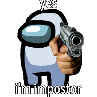 🔫 emoji Among Ass Telegram sticker 12 of 69
