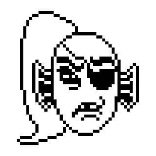 🐟 emoji Undyne by : : @stickers_undertale Telegram sticker 22 of 31