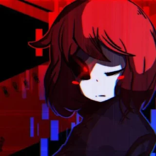 😔 emoji Underplayer by : : @stickers_undertale Telegram sticker 12 of 17