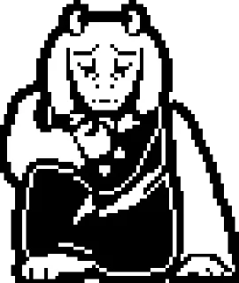 🐐 emoji Undertale by : @stickers_undertale Telegram sticker 21 of 75