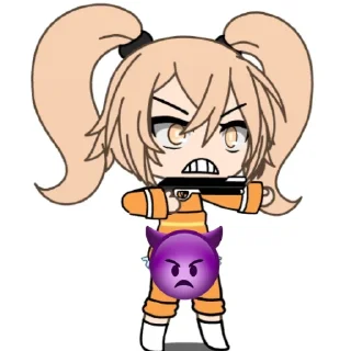 👿 emoji Hiyoko sayojni Telegram sticker 6 of 11