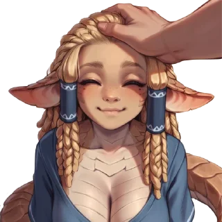 ☺️ emoji Headpat SW Telegram sticker 19 of 120
