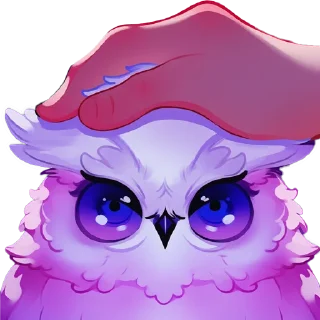 🦉 emoji Headpat SW Telegram sticker 7 of 120