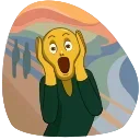 😨 emoji Rousing Sawfly ➡️ @Ctikerubot Telegram sticker 9 of 16