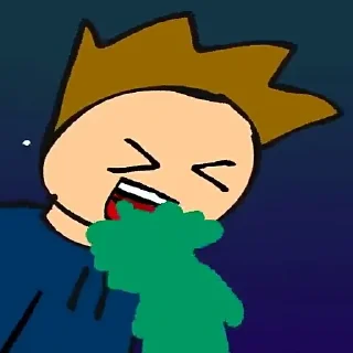 🤮 emoji Eddsworld Telegram sticker 21 of 100