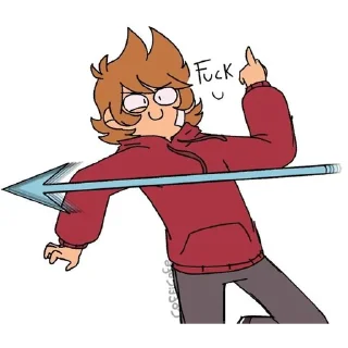 🖕 emoji Eddsworld Telegram sticker 16 of 109