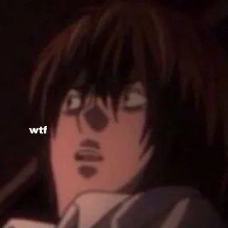 Sticker from death note meme