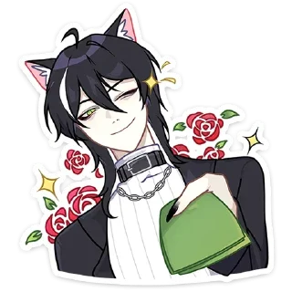 ⭐ emoji @stikers_topp 🩷 <- канал со стиками @TgEmodziBot Telegram sticker 6 of 48