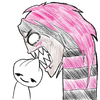Sticker from horrorxchomp @eto_zhe_sovest