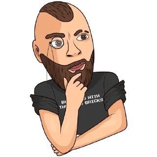 🧐 emoji Рисованный Гольдштейн Telegram sticker 21 of 24
